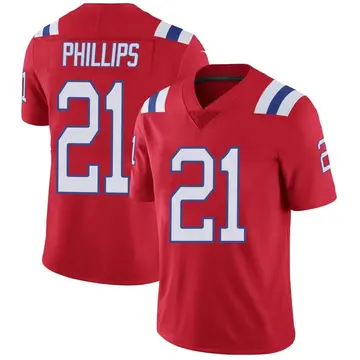 Nike Adrian Phillips Men's Limited New England Patriots Red Vapor Untouchable Alternate Jersey