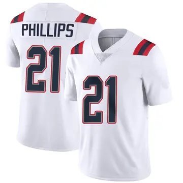 Nike Adrian Phillips Men's Limited New England Patriots White Vapor Untouchable Jersey