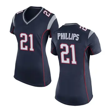 Nike Adrian Phillips Women's Game New England Patriots Navy Blue Team Color Jersey