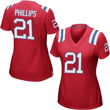 Nike Adrian Phillips Women's Game New England Patriots Red Alternate Jersey