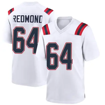 Nike Alex Redmond Men's Game New England Patriots White Jersey