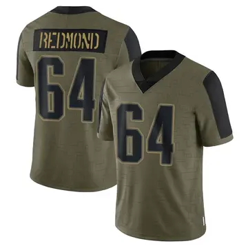 Nike Alex Redmond Youth Limited New England Patriots Olive 2021 Salute To Service Jersey