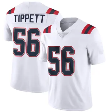 Nike Andre Tippett Men's Limited New England Patriots White Vapor Untouchable Jersey