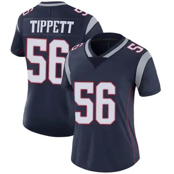 Nike Andre Tippett Women's Limited New England Patriots Navy Team Color Vapor Untouchable Jersey