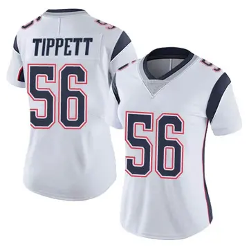 Nike Andre Tippett Women's Limited New England Patriots White Vapor Untouchable Jersey