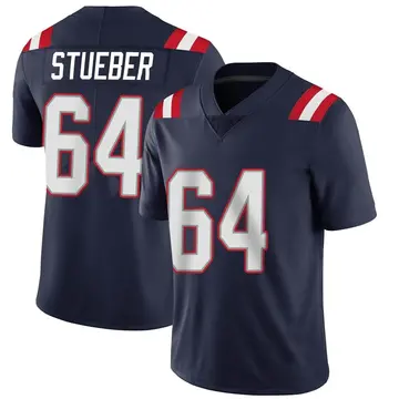 Nike Andrew Stueber Men's Limited New England Patriots Navy Team Color Vapor Untouchable Jersey