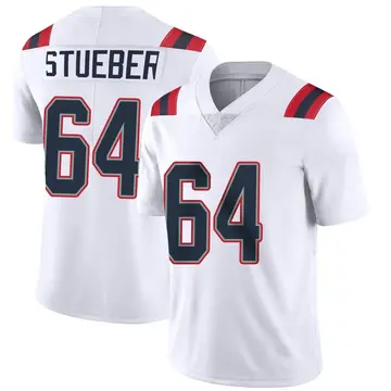 Nike Andrew Stueber Youth Limited New England Patriots White Vapor Untouchable Jersey
