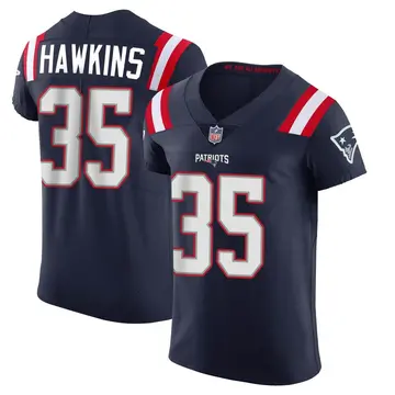 Nike Brad Hawkins Men's Elite New England Patriots Navy Team Color Vapor Untouchable Jersey