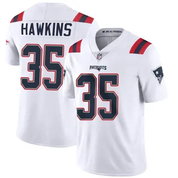 Nike Brad Hawkins Men's Limited New England Patriots White Vapor Untouchable Jersey