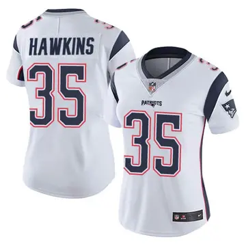 Nike Brad Hawkins Women's Limited New England Patriots White Vapor Untouchable Jersey