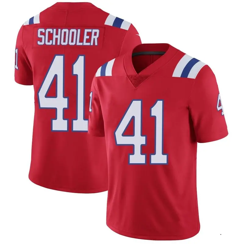 Nike Brenden Schooler Youth Limited New England Patriots Red Vapor Untouchable Alternate Jersey