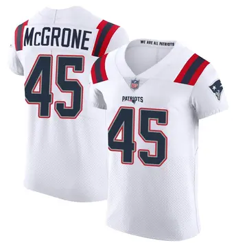 Nike Cameron McGrone Men's Elite New England Patriots White Vapor Untouchable Jersey