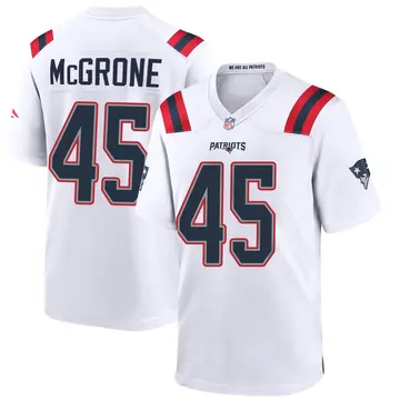 Nike Cameron McGrone Men's Game New England Patriots White Jersey