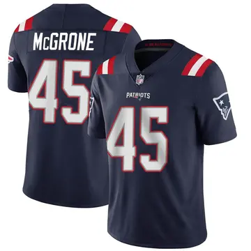 Nike Cameron McGrone Men's Limited New England Patriots Navy Team Color Vapor Untouchable Jersey