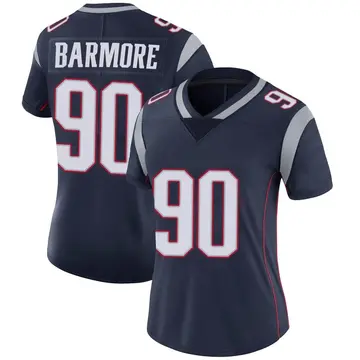 Nike Christian Barmore Women's Limited New England Patriots Navy Team Color Vapor Untouchable Jersey