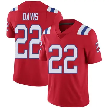 Nike Cody Davis Men's Limited New England Patriots Red Vapor Untouchable Alternate Jersey