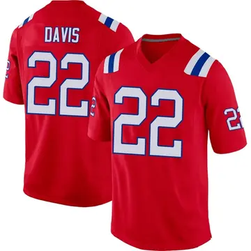 Nike Cody Davis Youth Game New England Patriots Red Alternate Jersey