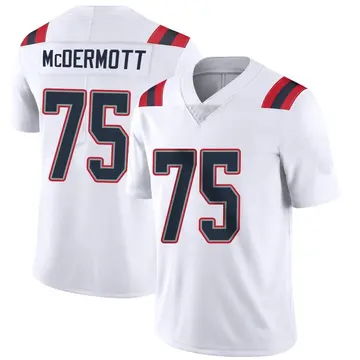 Nike Conor McDermott Men's Limited New England Patriots White Vapor Untouchable Jersey