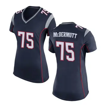 Nike Conor McDermott Women's Game New England Patriots Navy Blue Team Color Jersey