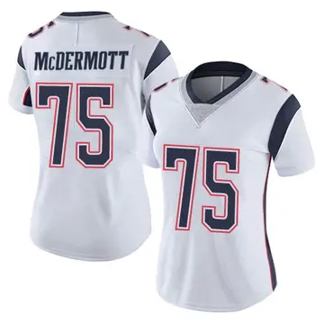 Nike Conor McDermott Women's Limited New England Patriots White Vapor Untouchable Jersey