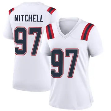 Nike DaMarcus Mitchell Women's Game New England Patriots White Jersey