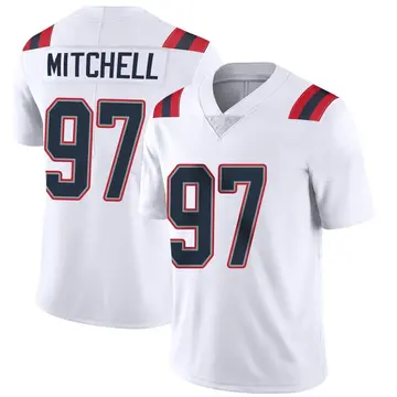 Nike DaMarcus Mitchell Youth Limited New England Patriots White Vapor Untouchable Jersey