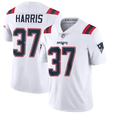 Nike Damien Harris Men's Limited New England Patriots White Vapor Untouchable Jersey