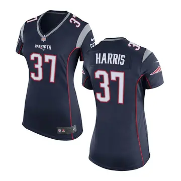 Nike Damien Harris Women's Game New England Patriots Navy Blue Team Color Jersey