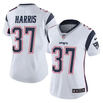 Nike Damien Harris Women's Limited New England Patriots White Vapor Untouchable Jersey