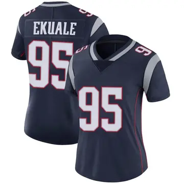 Nike Daniel Ekuale Women's Limited New England Patriots Navy Team Color Vapor Untouchable Jersey