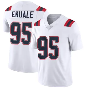 Nike Daniel Ekuale Youth Limited New England Patriots White Vapor Untouchable Jersey