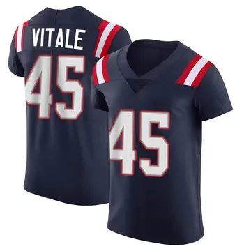 Nike Danny Vitale Men's Elite New England Patriots Navy Team Color Vapor Untouchable Jersey