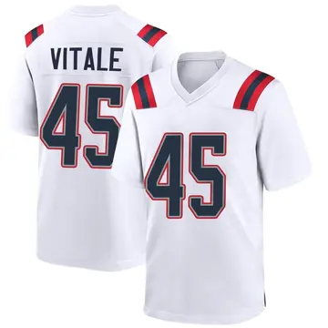 Nike Danny Vitale Men's Game New England Patriots White Jersey