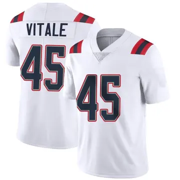Nike Danny Vitale Men's Limited New England Patriots White Vapor Untouchable Jersey