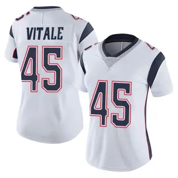 Nike Danny Vitale Women's Limited New England Patriots White Vapor Untouchable Jersey