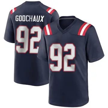 Nike Davon Godchaux Youth Game New England Patriots Navy Blue Team Color Jersey