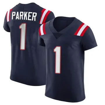 Nike DeVante Parker Men's Elite New England Patriots Navy Team Color Vapor Untouchable Jersey