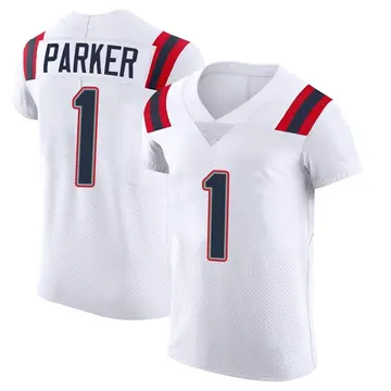 Nike DeVante Parker Men's Elite New England Patriots White Vapor Untouchable Jersey