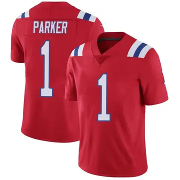 Nike DeVante Parker Men's Limited New England Patriots Red Vapor Untouchable Alternate Jersey