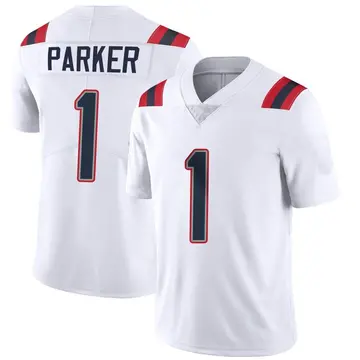 Nike DeVante Parker Men's Limited New England Patriots White Vapor Untouchable Jersey