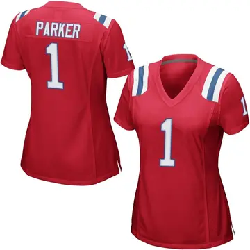 Nike DeVante Parker Women's Game New England Patriots Red Alternate Jersey