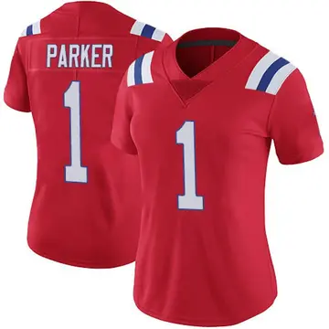 Nike DeVante Parker Women's Limited New England Patriots Red Vapor Untouchable Alternate Jersey