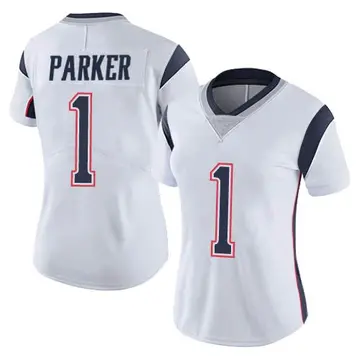 Nike DeVante Parker Women's Limited New England Patriots White Vapor Untouchable Jersey