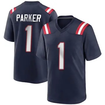 Nike DeVante Parker Youth Game New England Patriots Navy Blue Team Color Jersey