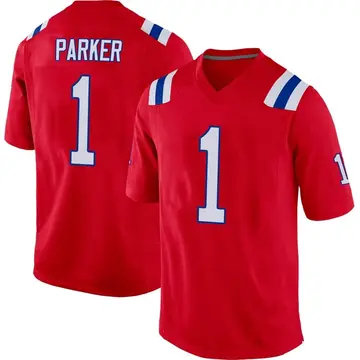 Nike DeVante Parker Youth Game New England Patriots Red Alternate Jersey
