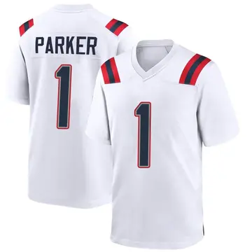 Nike DeVante Parker Youth Game New England Patriots White Jersey