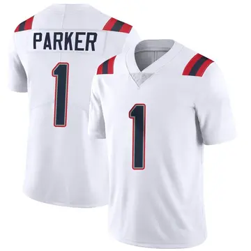 Nike DeVante Parker Youth Limited New England Patriots White Vapor Untouchable Jersey