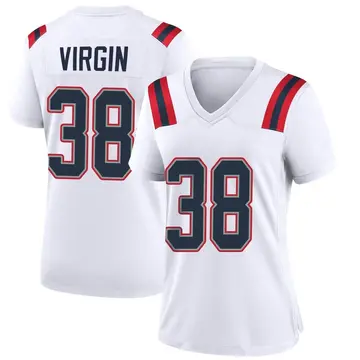 Nike Dee Virgin Women's Game New England Patriots White Jersey