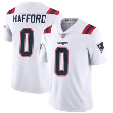 Nike Devin Hafford Men's Limited New England Patriots White Vapor Untouchable Jersey