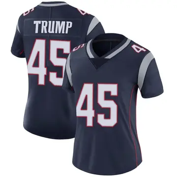 Nike Donald Trump Women's Limited New England Patriots Navy Team Color Vapor Untouchable Jersey